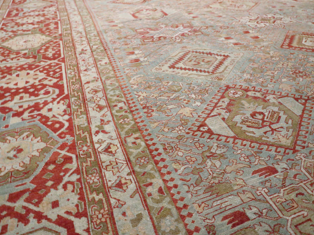 Antique Persian Karajeh Large Oversize Carpet, No.23721 - Gss
