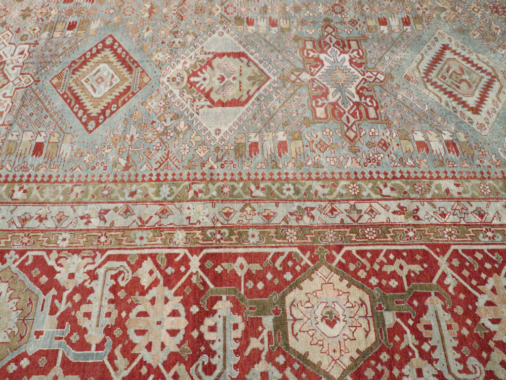 Antique Persian Karajeh Large Oversize Carpet, No.23721 - Gss