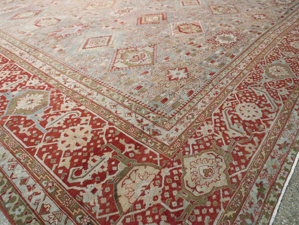 Antique Persian Karajeh Large Oversize Carpet, No.23721 - Gss