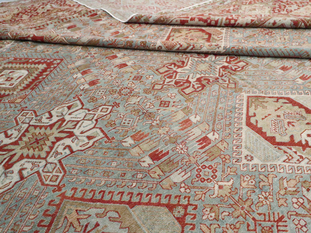 Antique Persian Karajeh Large Oversize Carpet, No.23721 - Gss