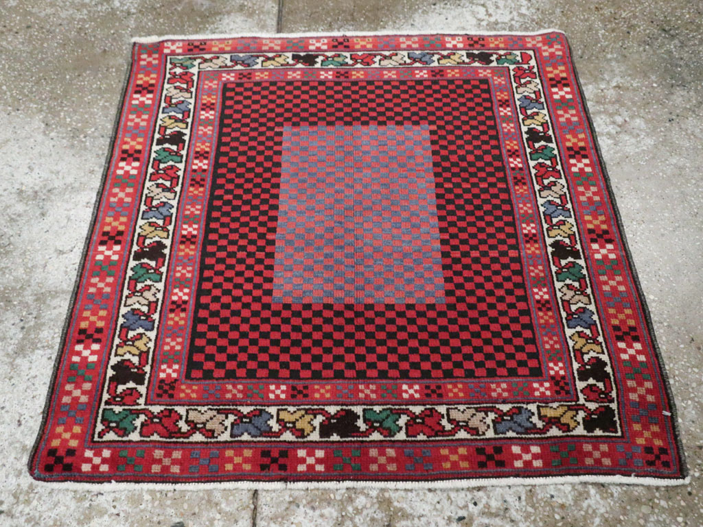 Vintage Persian Malayer Modernist Rug (Pair: 1 of 2), No.23730 - Gss