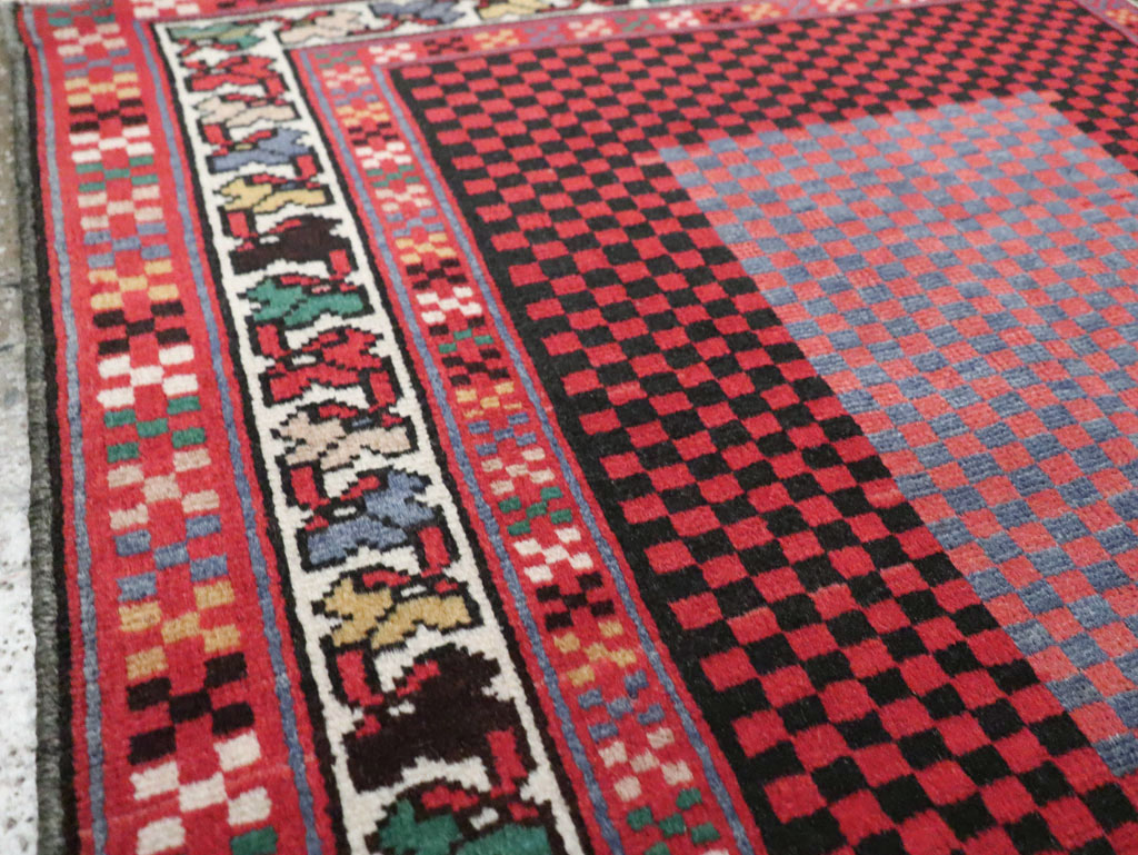 Vintage Persian Malayer Modernist Rug (Pair: 1 of 2), No.23730 - Gss