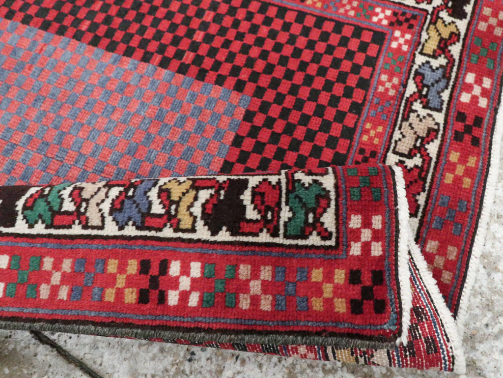 Vintage Persian Malayer Modernist Rug (Pair: 1 of 2), No.23730 - Gss