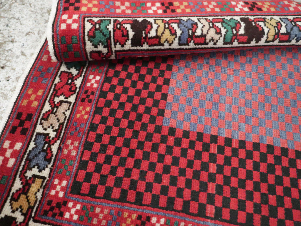 Vintage Persian Malayer Modernist Rug (Pair: 1 of 2), No.23730 - Gss