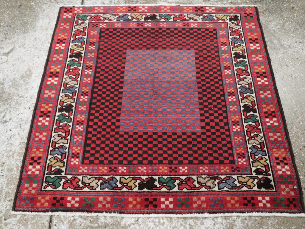 Vintage Persian Malayer Modernist Rug (Pair: 2 of 2), No.23731 - Gss