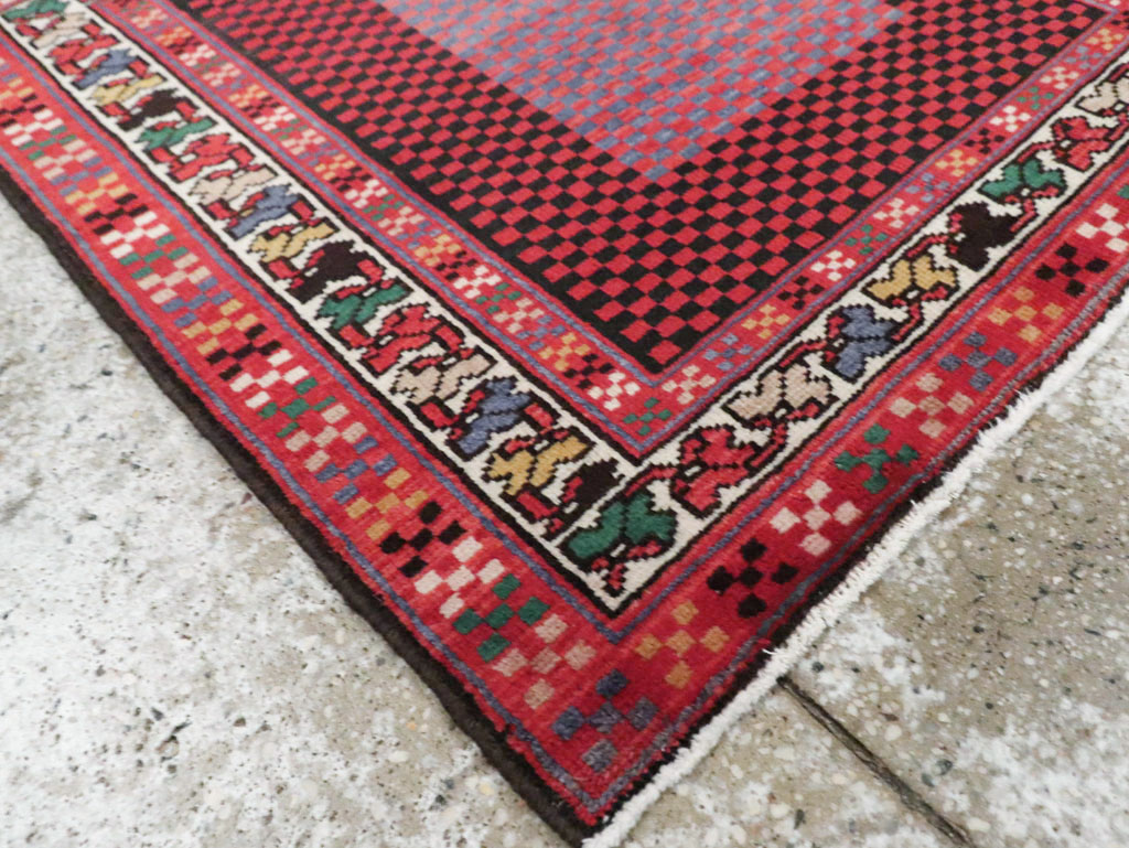Vintage Persian Malayer Modernist Rug (Pair: 2 of 2), No.23731 - Gss