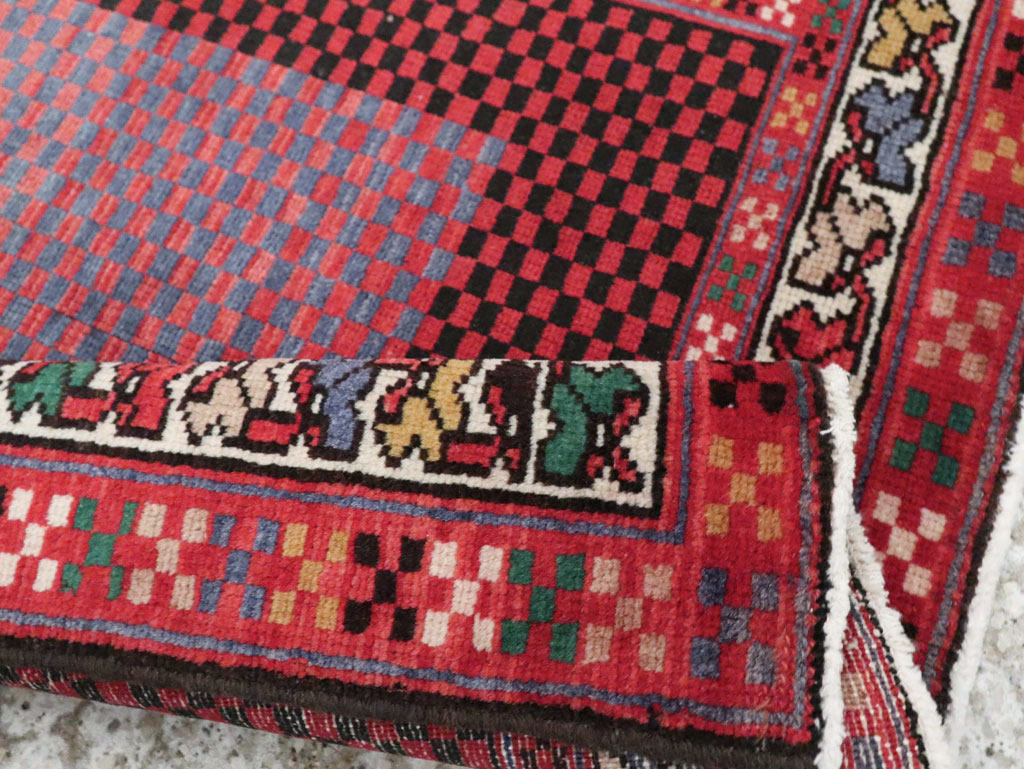 Vintage Persian Malayer Modernist Rug (Pair: 2 of 2), No.23731 - Gss