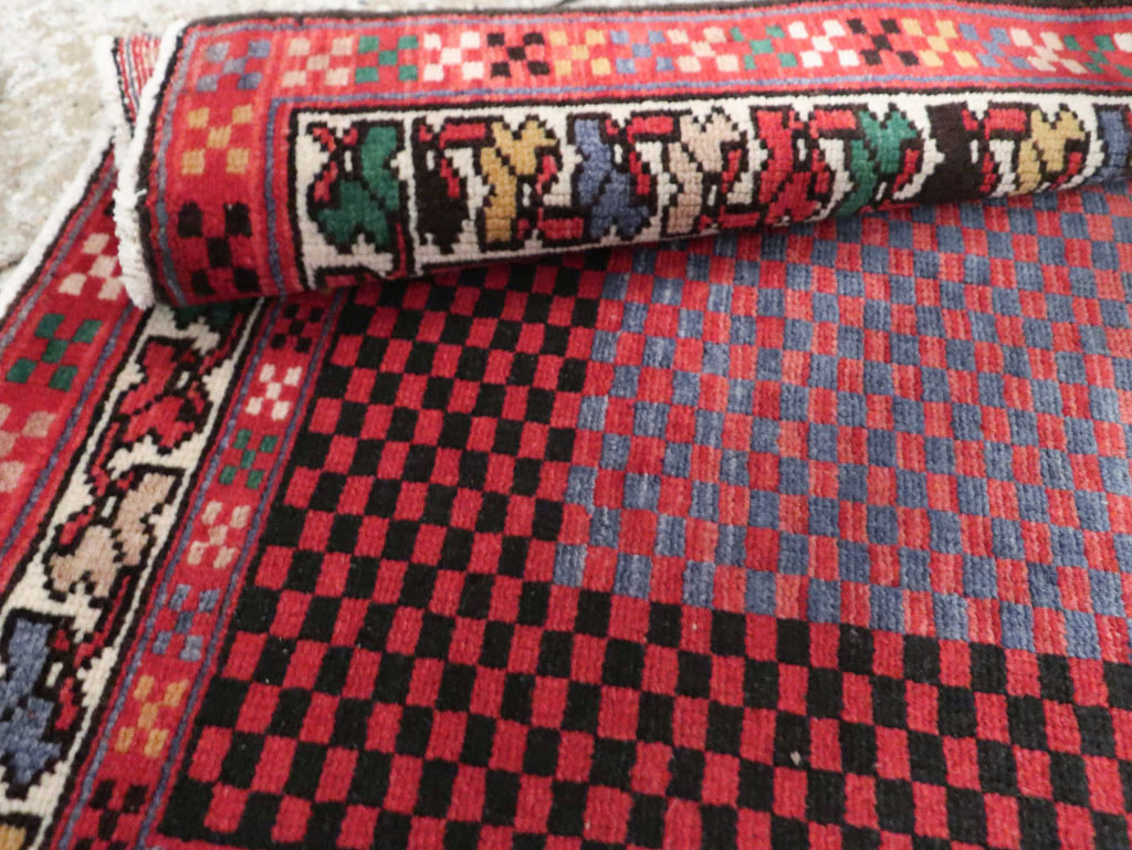 Vintage Persian Malayer Modernist Rug (Pair: 2 of 2), No.23731 - Gss
