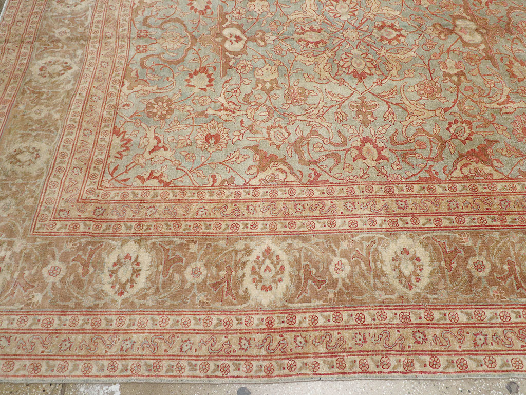 Antique Persian Tabriz Carpet, No.23735 - Gss