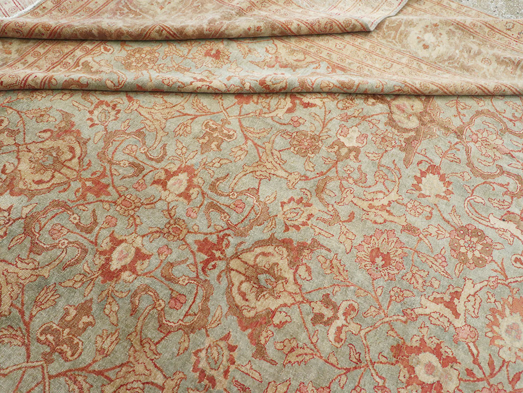 Antique Persian Tabriz Carpet, No.23735 - Gss