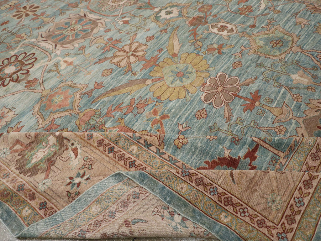 Vintage Persian Mahal Oversize Carpet, No.23745 - Gss