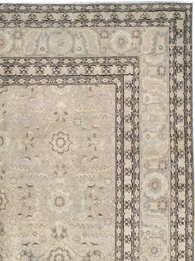 Antique Persian Tabriz Carpet, No.23756 - Gss