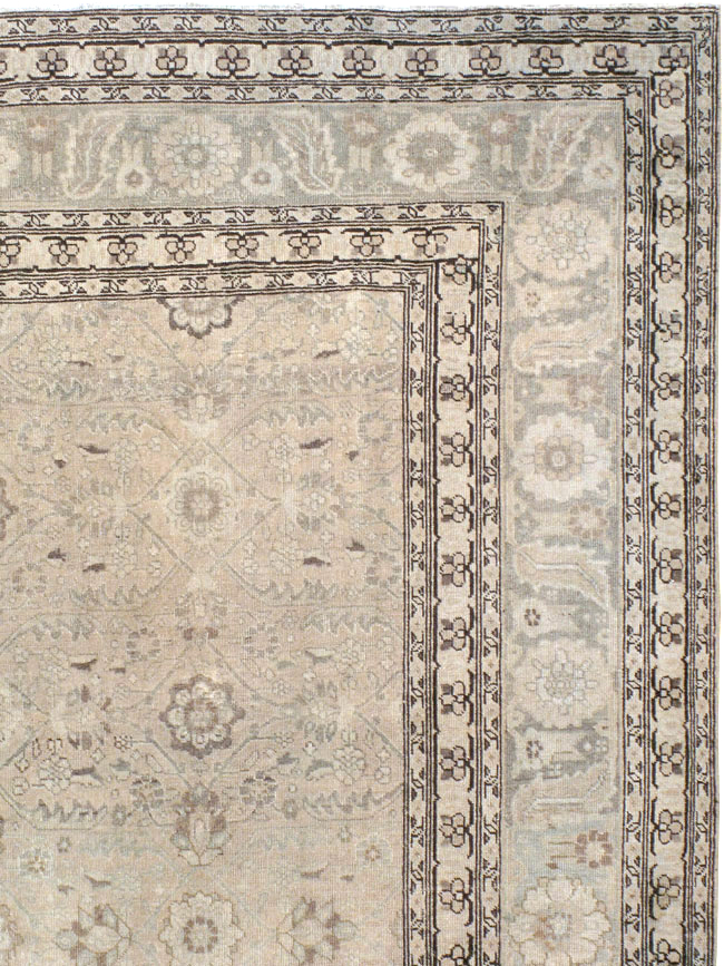 Antique Persian Tabriz Carpet, No.23756 - Gss