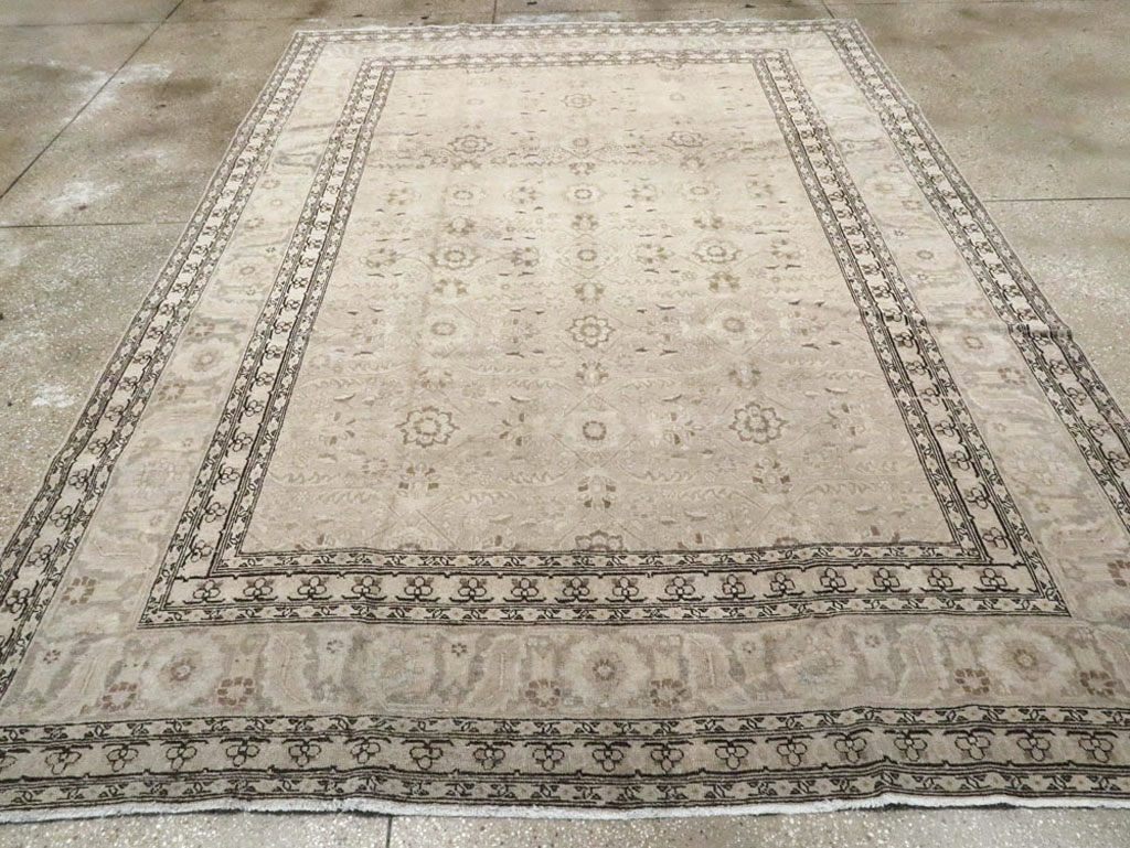 Antique Persian Tabriz Carpet, No.23756 - Gss