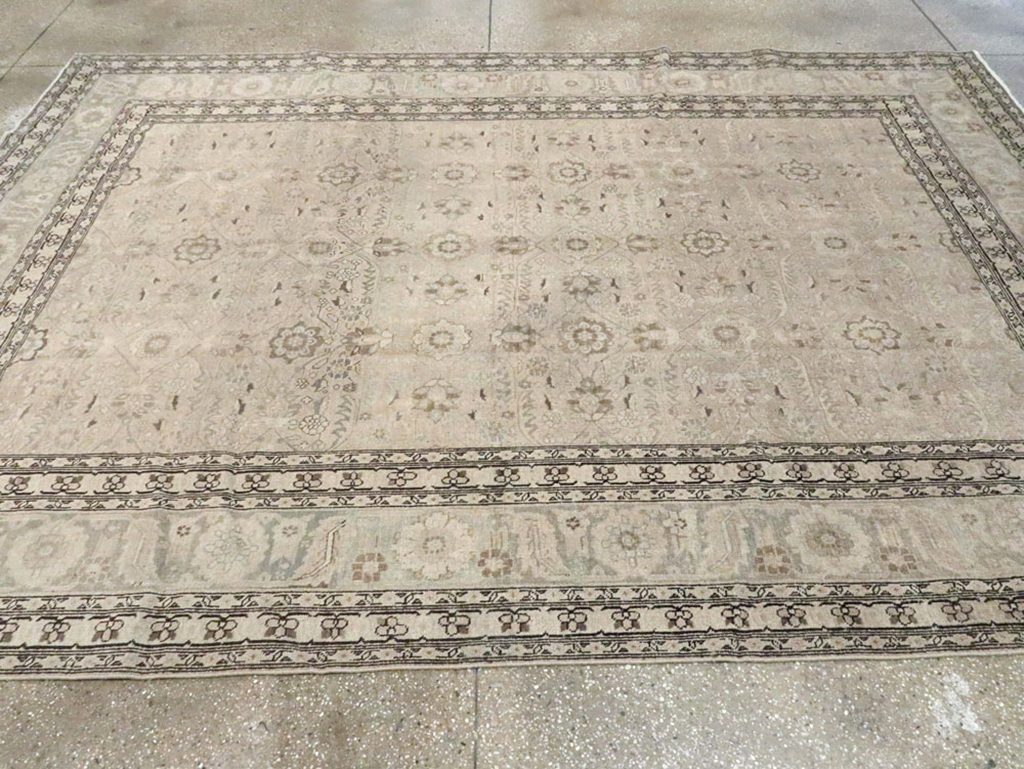 Antique Persian Tabriz Carpet, No.23756 - Gss
