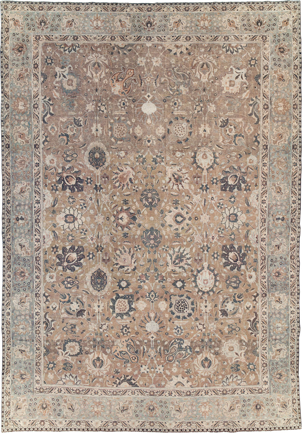 Vintage Persian Tabriz Carpet, No.23771 - Gss