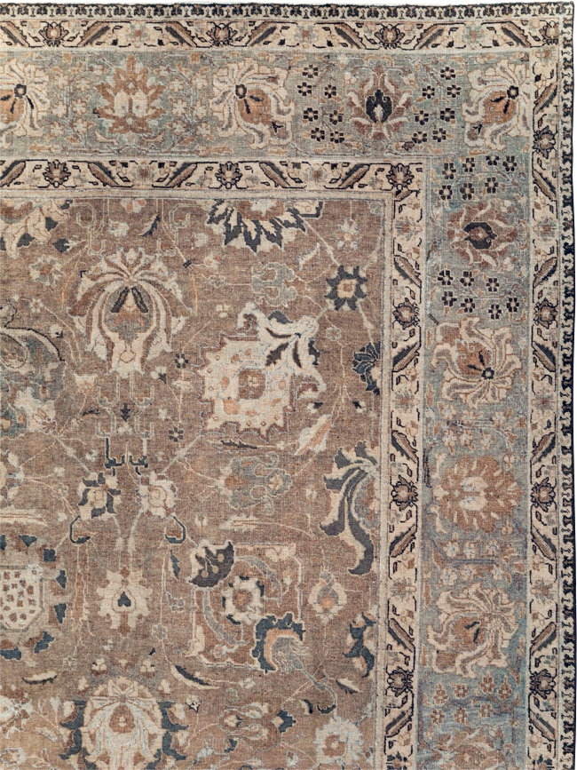 Vintage Persian Tabriz Carpet, No.23771 - Gss