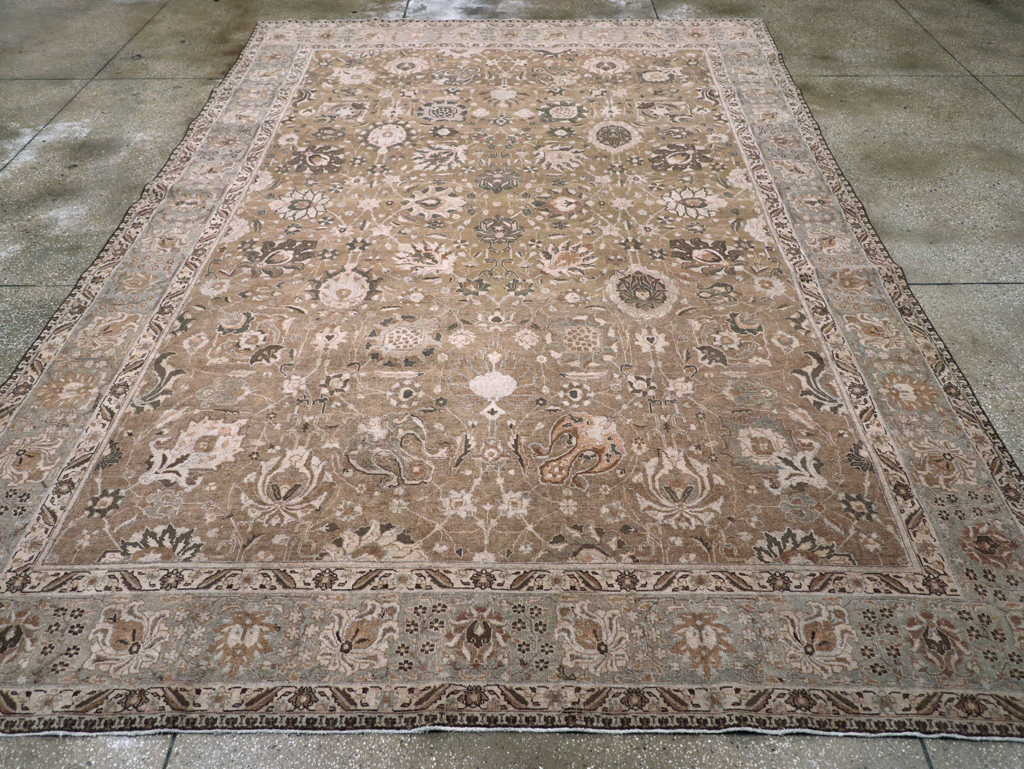 Vintage Persian Tabriz Carpet, No.23771 - Gss