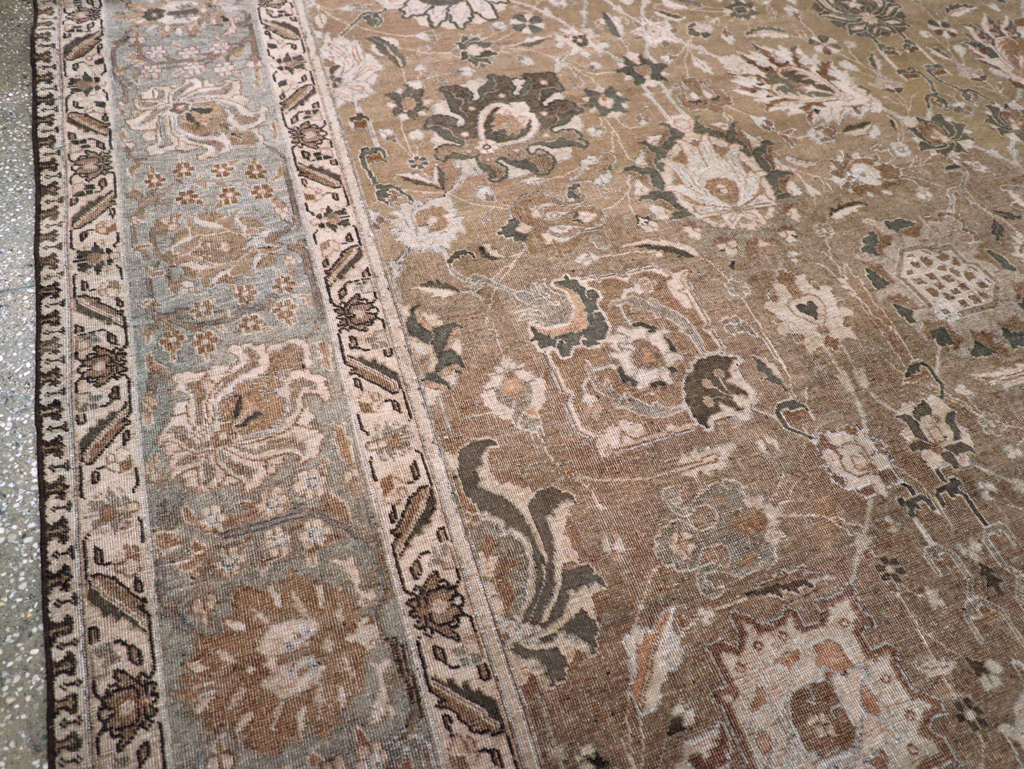 Vintage Persian Tabriz Carpet, No.23771 - Gss