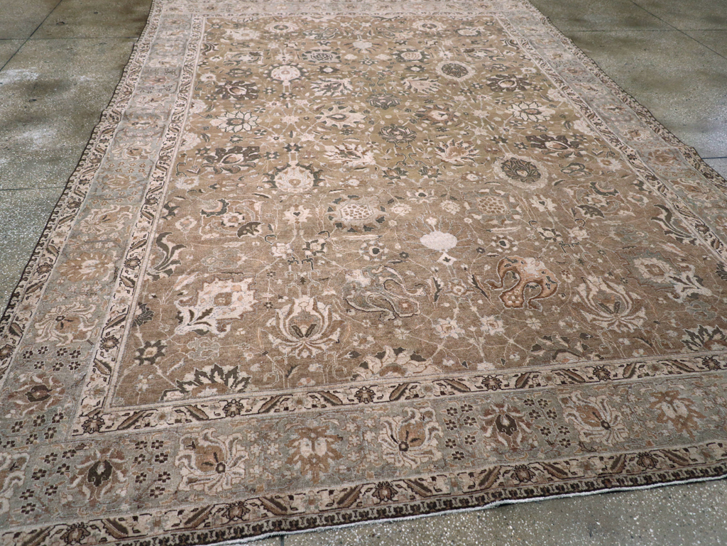 Vintage Persian Tabriz Carpet, No.23771 - Gss