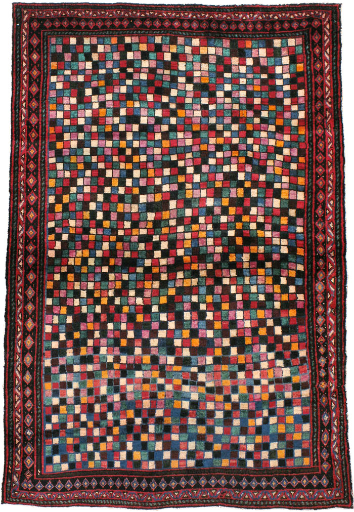 Vintage Persian Joshegan Rug, No.23772 - Gss