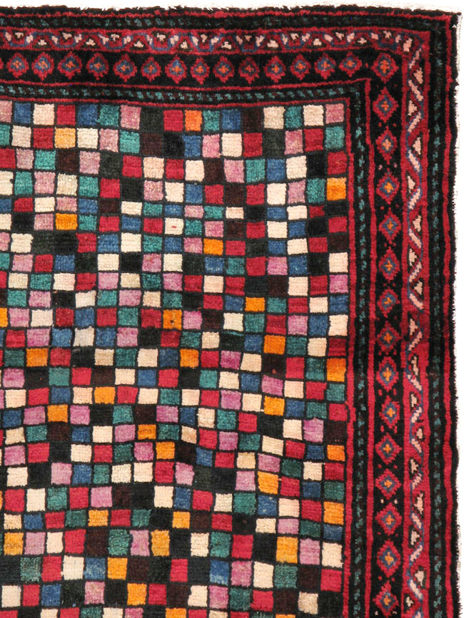 Vintage Persian Joshegan Rug, No.23772 - Gss