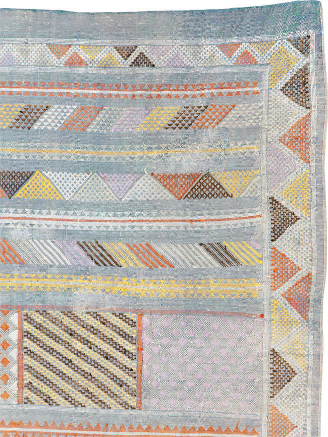 Vintage Moroccan Flatweave Kilim, No.23773 - Gss