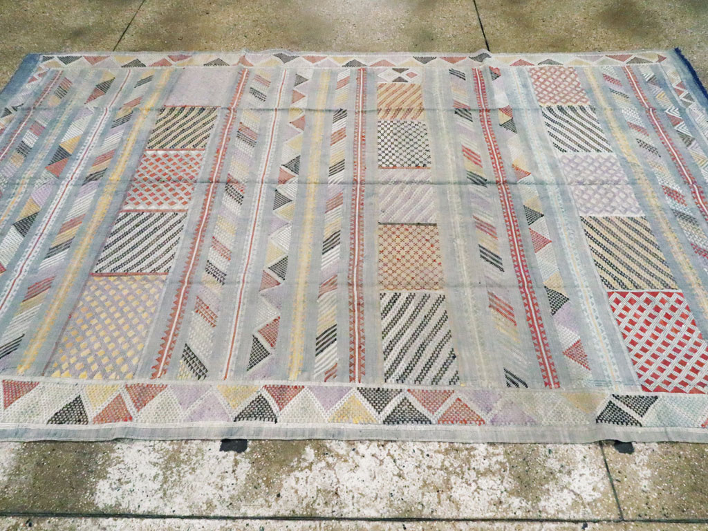 Vintage Moroccan Flatweave Kilim, No.23773 - Gss