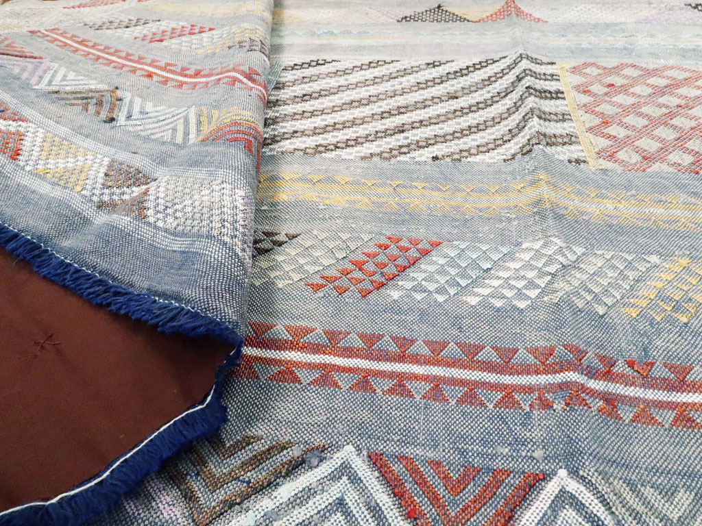 Vintage Moroccan Flatweave Kilim, No.23773 - Gss