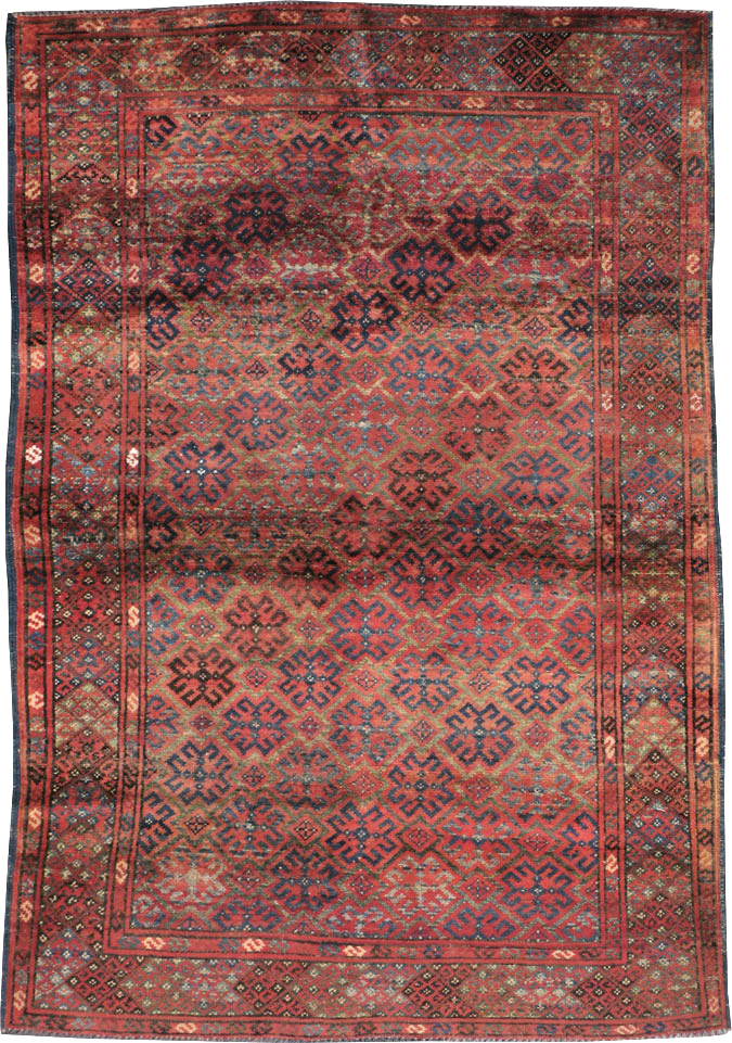 Vintage Afghan Baluch Rug, No.23776 - Gss