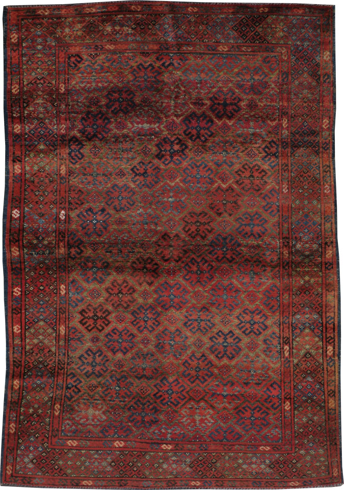 Vintage Afghan Baluch Rug, No.23776 - Gss