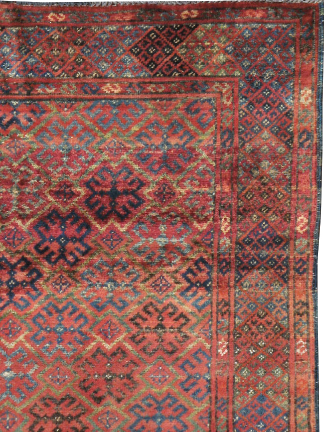 Vintage Afghan Baluch Rug, No.23776 - Gss
