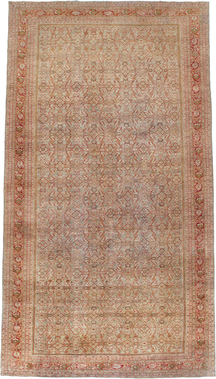 Antique Persian Mahal Carpet, No.23778 - Gss