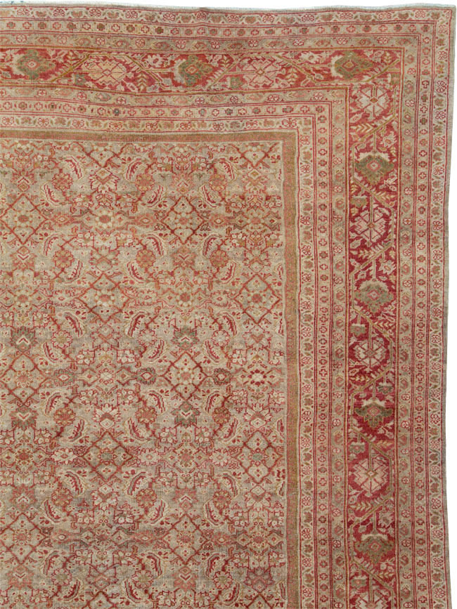 Antique Persian Mahal Carpet, No.23778 - Gss