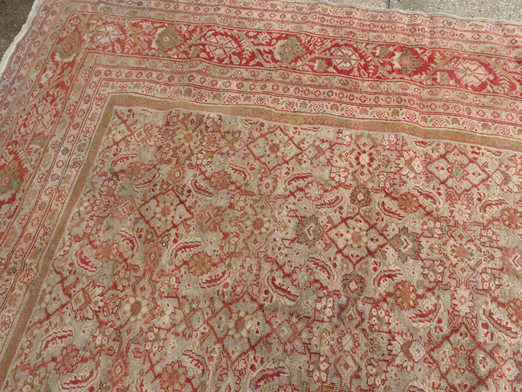 Antique Persian Mahal Carpet, No.23778 - Gss