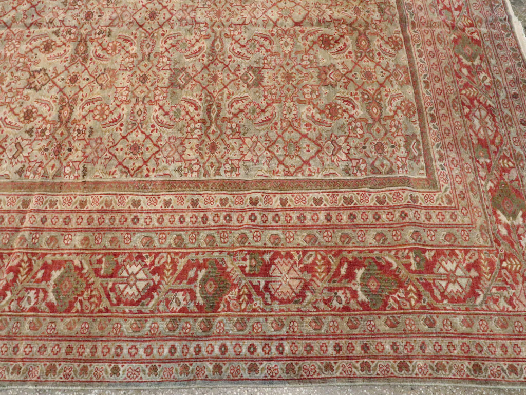 Antique Persian Mahal Carpet, No.23778 - Gss