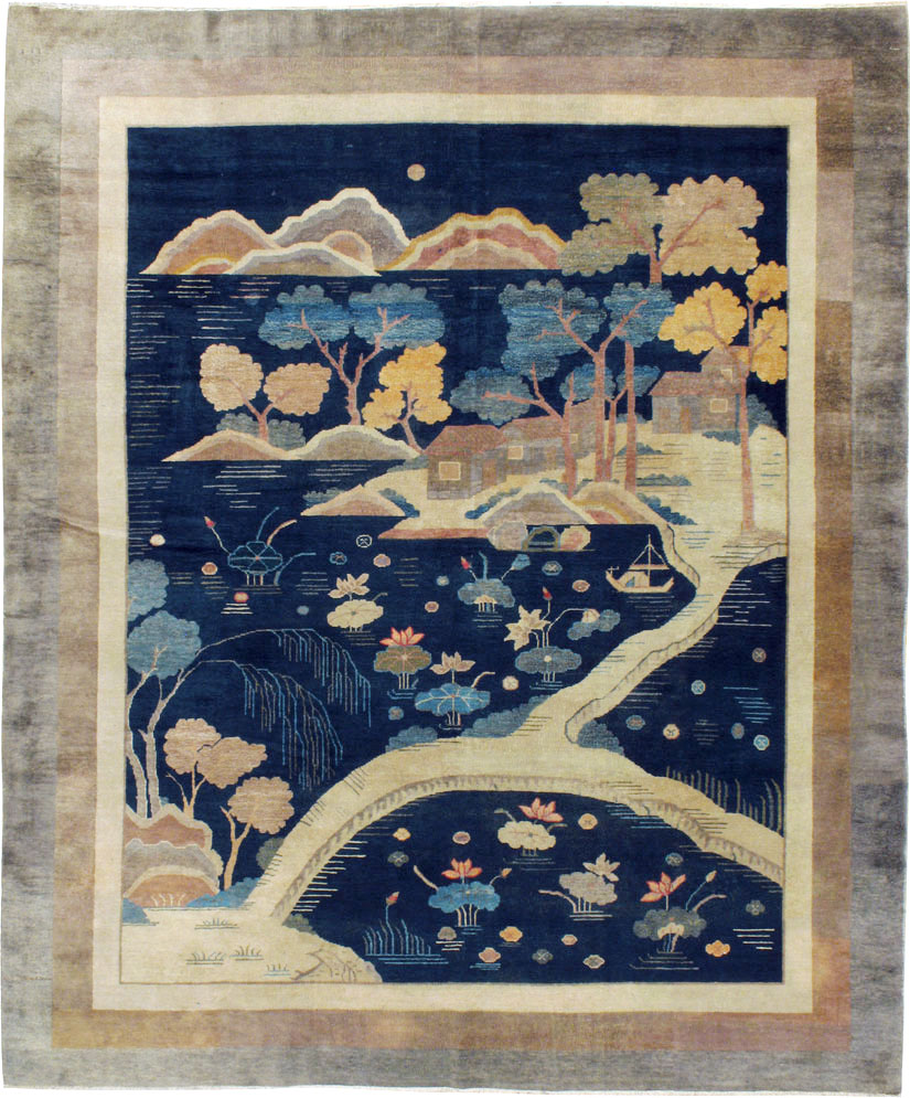 Antique Chinese Peking Carpet, No.23781 - Gss