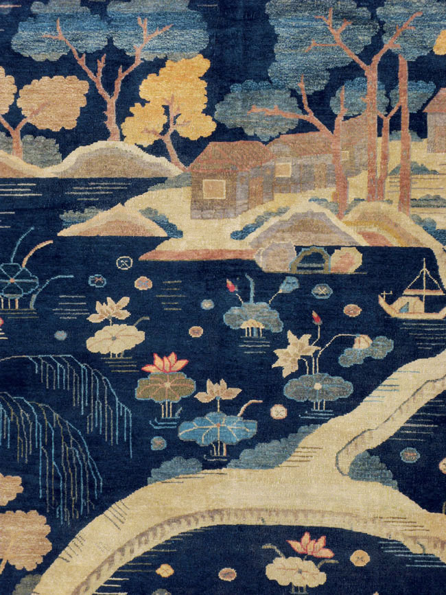 Antique Chinese Peking Carpet, No.23781 - Gss