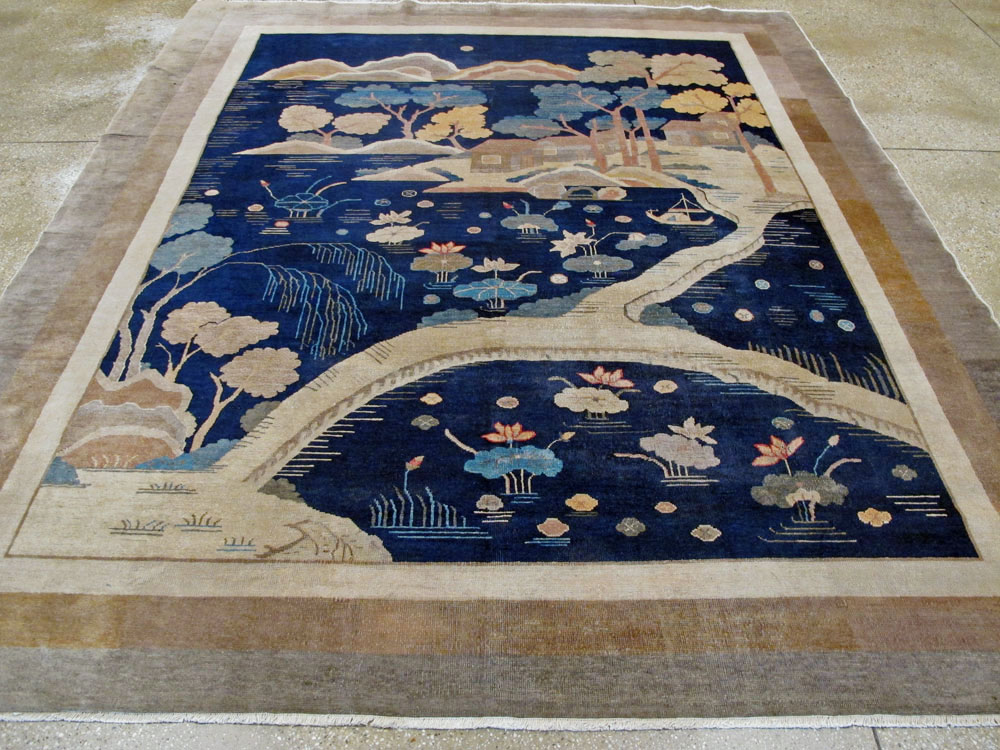 Antique Chinese Peking Carpet, No.23781 - Gss