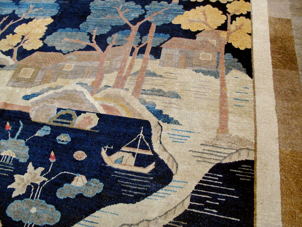 Antique Chinese Peking Carpet, No.23781 - Gss