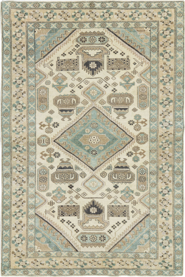 Vintage Persian Ardebil Rug, No.23782 - Gss