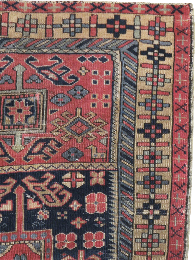 Vintage Turkish Anatolian Distressed Rug, No.23788 - Gss