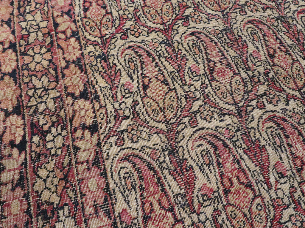 Antique Persian Lavar Kerman Rug, No.23792 - Gss