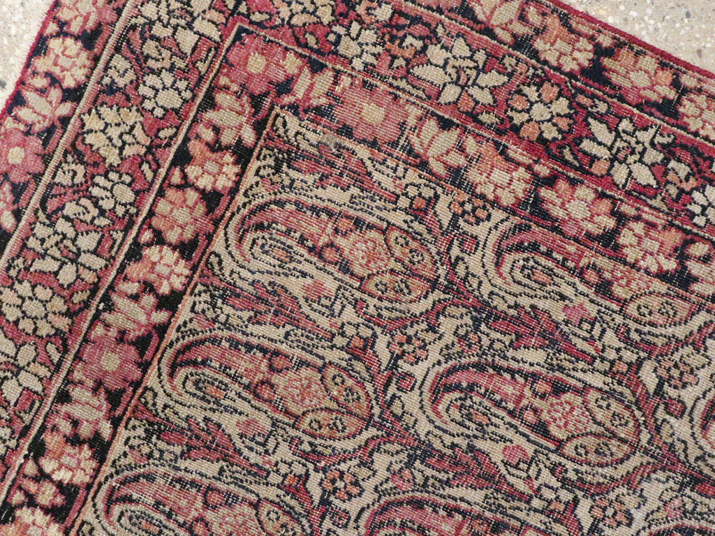 Antique Persian Lavar Kerman Rug, No.23792 - Gss