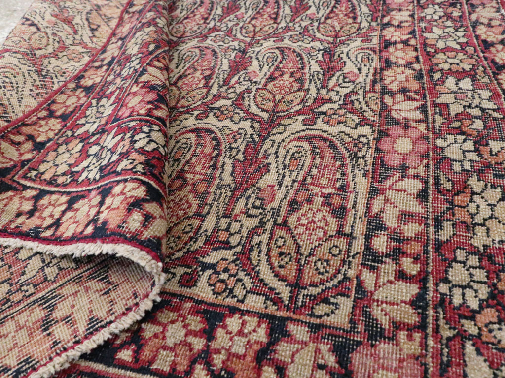 Antique Persian Lavar Kerman Rug, No.23792 - Gss