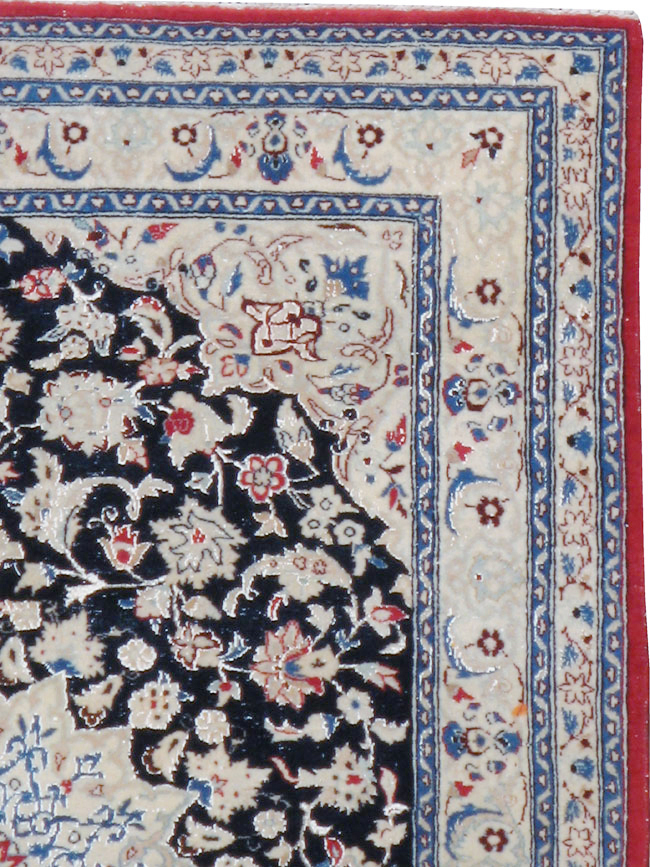 Vintage Persian Nain Rug, No.23799 - Gss