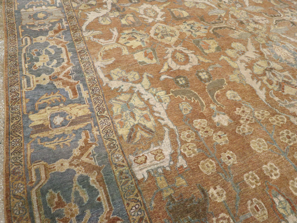 Antique Persian Mahal Room Size Carpet, No.23801 - Gss