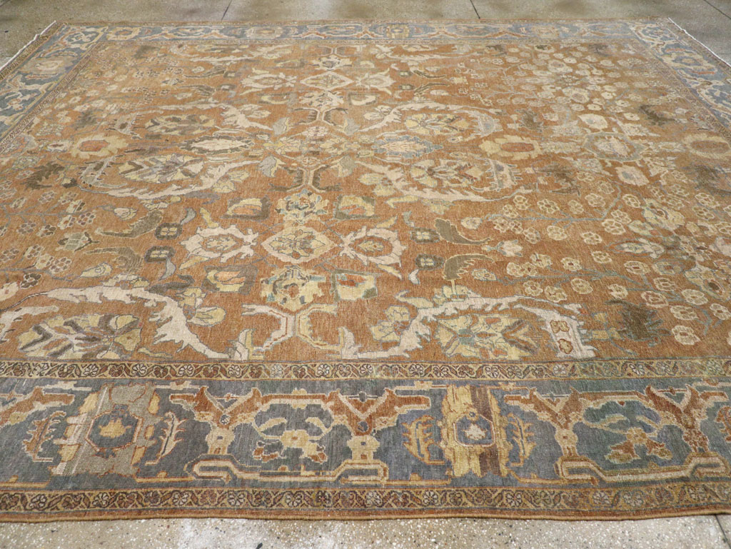 Antique Persian Mahal Room Size Carpet, No.23801 - Gss