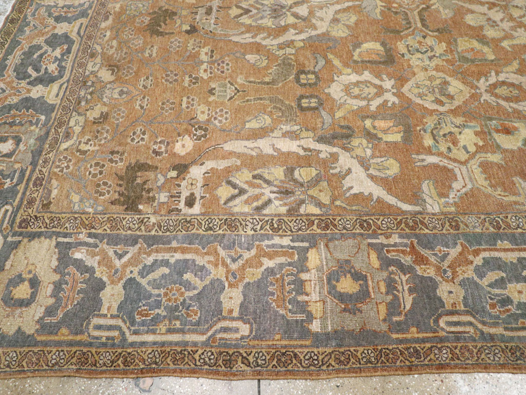 Antique Persian Mahal Room Size Carpet, No.23801 - Gss