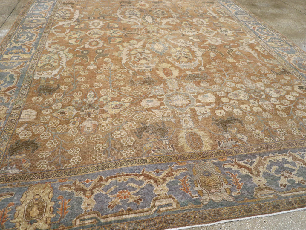 Antique Persian Mahal Room Size Carpet, No.23801 - Gss